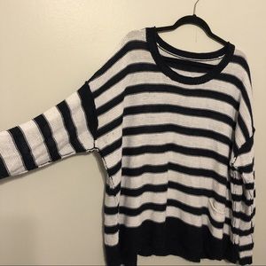 Lightweight stripe sweater